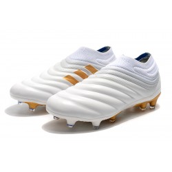 Adidas Copa 19 FG White Gold Football Boots