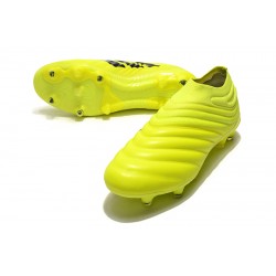 Adidas Copa 19 FG Yellow Black Football Boots