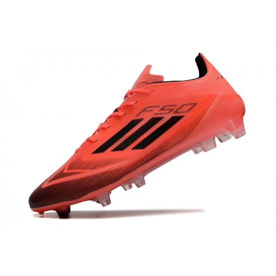 Adidas F50 ELITE FG Black Red Men's Football Boots