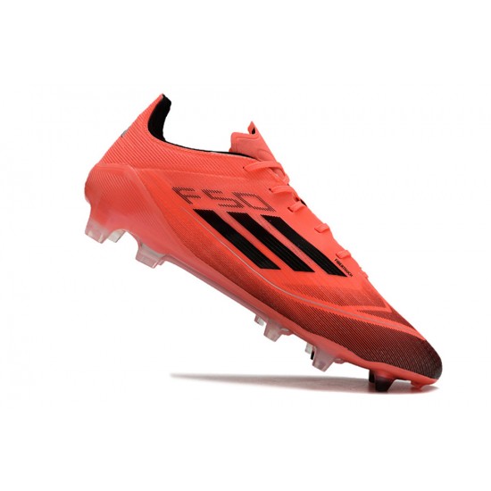 Adidas F50 ELITE FG Black Red Men's Football Boots