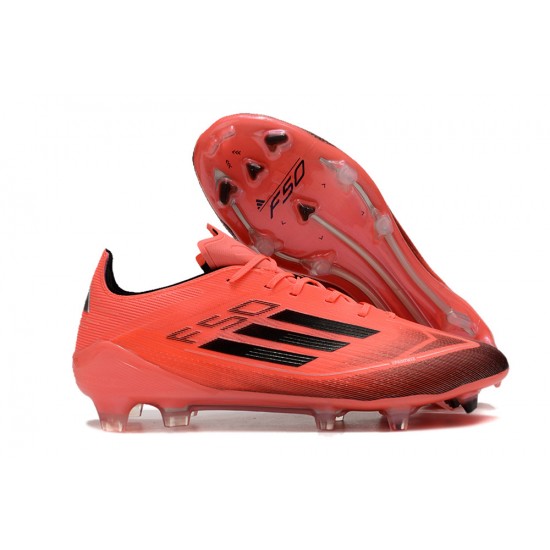 Adidas F50 ELITE FG Black Red Men's Football Boots