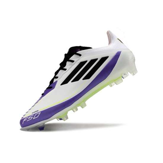 Adidas F50 ELITE FG Black White Football Boots