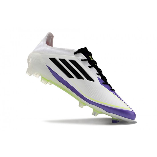 Adidas F50 ELITE FG Black White Football Boots