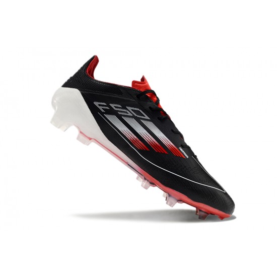 Adidas F50 ELITE FG Men's Black and Red Football Boots