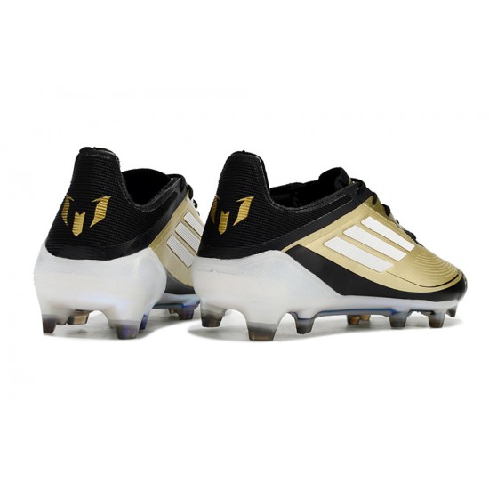 Adidas F50 ELITE FG Men's Gold Black Football Boots