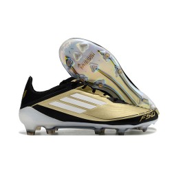 Adidas F50 ELITE FG Men's Gold Black Football Boots