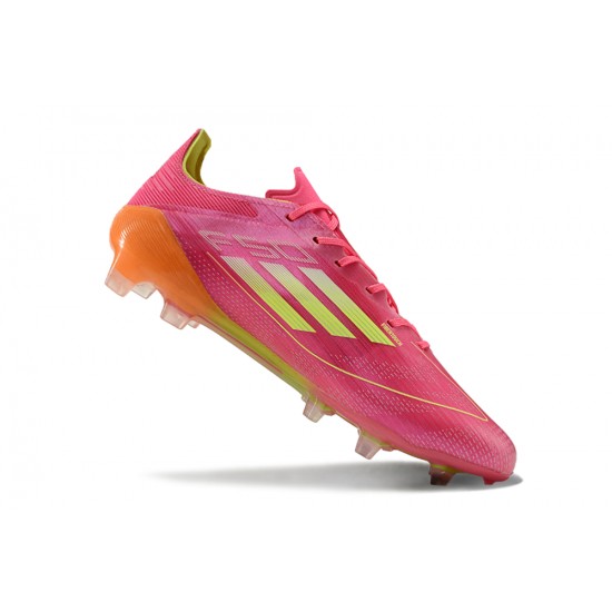 Adidas F50 ELITE FG Pink and Orange Men's Football Boots