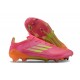 Adidas F50 ELITE FG Pink and Orange Men's Football Boots