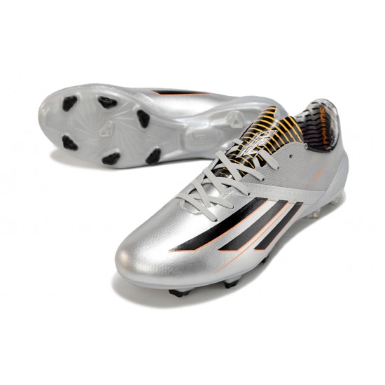 Adidas F50 ELITE FG Silver and Black Football Boots