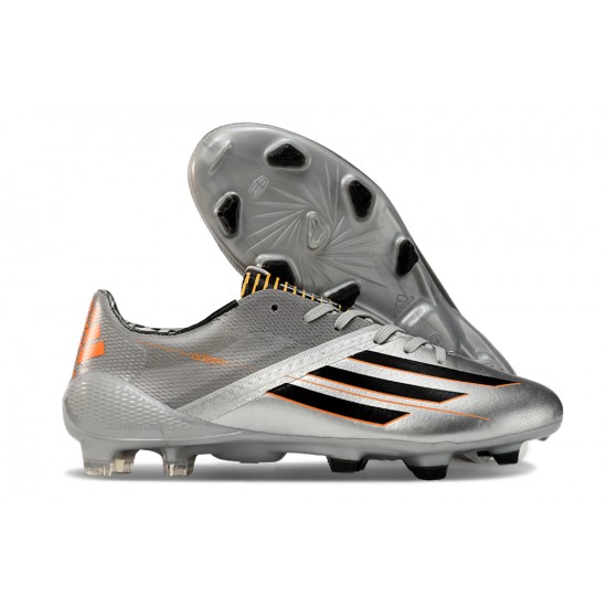 Adidas F50 ELITE FG Silver and Black Football Boots