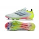 Adidas F50 ELITE FG White Chartreuse Football Boots