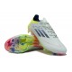 Adidas F50 ELITE FG White Chartreuse Football Boots