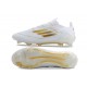 Adidas F50 ELITE FG White Gold Men's Football Boots