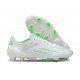 Adidas F50 ELITE FG White Green Low cut Football Boots