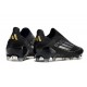 Adidas F50 Elite Laceless FG Black and Gold Men's Football Boots