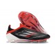 Adidas F50 Elite Laceless FG Black and Red Low cut Football Boots