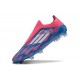 Adidas F50 Elite Laceless FG Blue Pink Low cut Football Boots