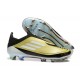 Adidas F50 Elite Laceless FG Gold Black Football Boots