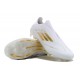 Adidas F50 Elite Laceless FG Low cut White Gold Football Boots