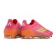 Adidas F50 Elite Laceless FG Pink Orange Football Boots