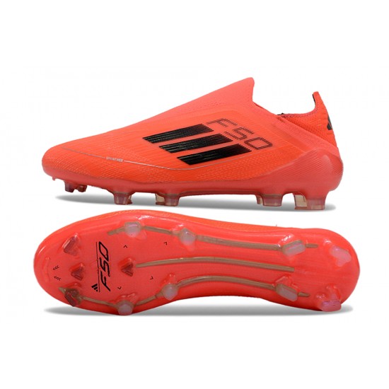 Adidas F50 Elite Laceless FG Shoelace Orange Men's Football Boots