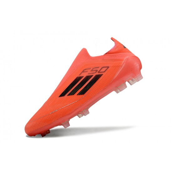 Adidas F50 Elite Laceless FG Shoelace Orange Men's Football Boots