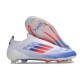 Adidas F50 Elite Laceless FG Shoelace White Blue Football Boots