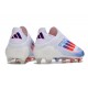 Adidas F50 Elite Laceless FG Shoelace White Blue Football Boots