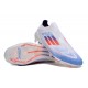 Adidas F50 Elite Laceless FG Shoelace White Blue Football Boots