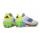 Adidas F50 Elite Laceless FG White Low cut Football Boots