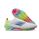 Adidas F50 Elite Laceless FG White Low cut Football Boots