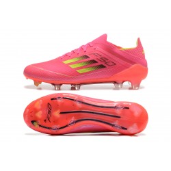 Adidas F50 FG Pink Red Men's Low cut Football Boots