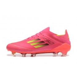 Adidas F50 FG Pink Red Men's Low cut Football Boots