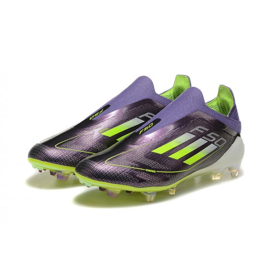 Adidas F50 FG Purple Black Men's Football Boots