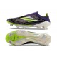 Adidas F50 FG Purple and Black WomenMenFootball Boots