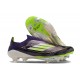 Adidas F50 FG Purple and Black WomenMenFootball Boots