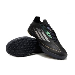 Adidas F50 PRO TF Black Gold Football Boots