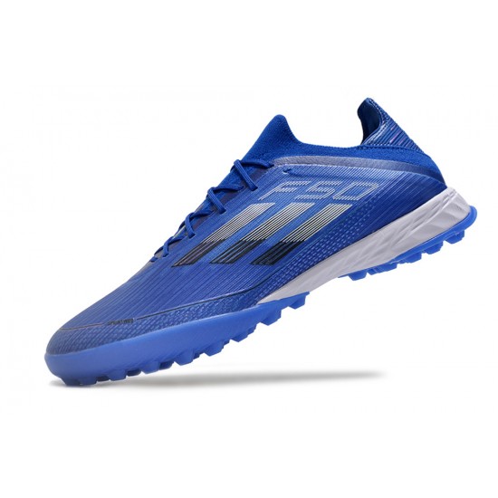 Adidas F50 PRO TF Blue Gray Football Boots