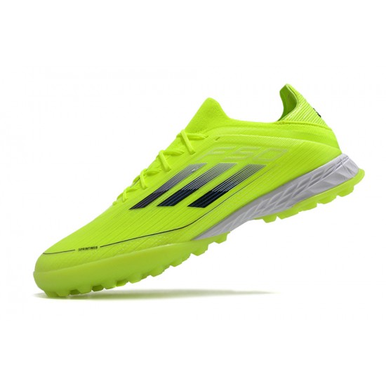 Adidas F50 PRO TF Chartreuse Men's scraps Football Boots