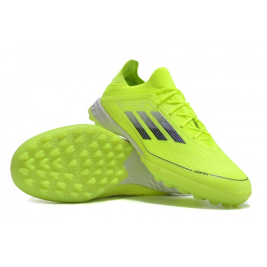 Adidas F50 PRO TF Chartreuse Men's scraps Football Boots