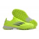 Adidas F50 PRO TF Chartreuse Men's scraps Football Boots