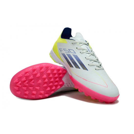 Adidas F50 PRO TF Pink White Football Boots