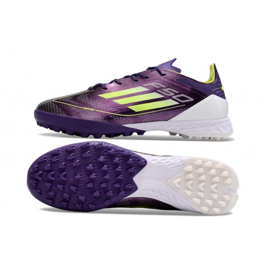 Adidas F50 PRO TF Purple White Men's Football Boots