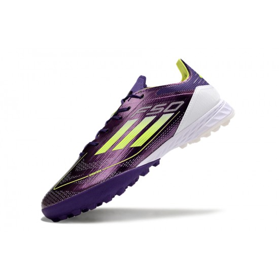 Adidas F50 PRO TF Purple White Men's Football Boots