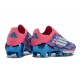 WM Adidas F50 FG Pink Blue shoelace Football Boots