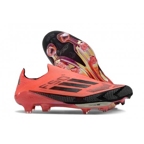 WMNS Adidas F50 FG Red Black Football Boots