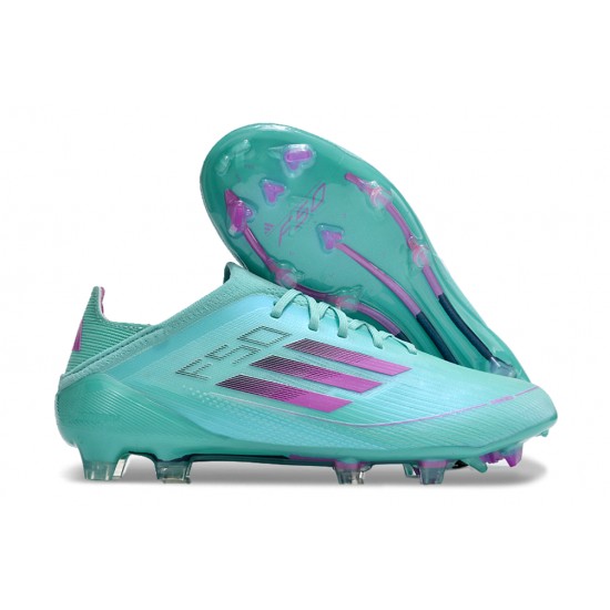 Adidas F50 FG Football Boots Green Purple For Men/Women