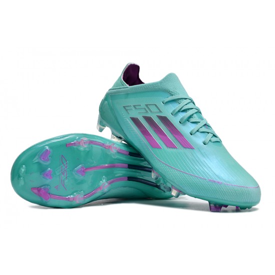 Adidas F50 FG Football Boots Green Purple For Men/Women