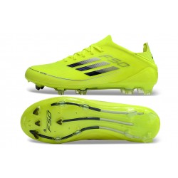 Adidas F50 FG Football Boots Yellow Black For Men/Women