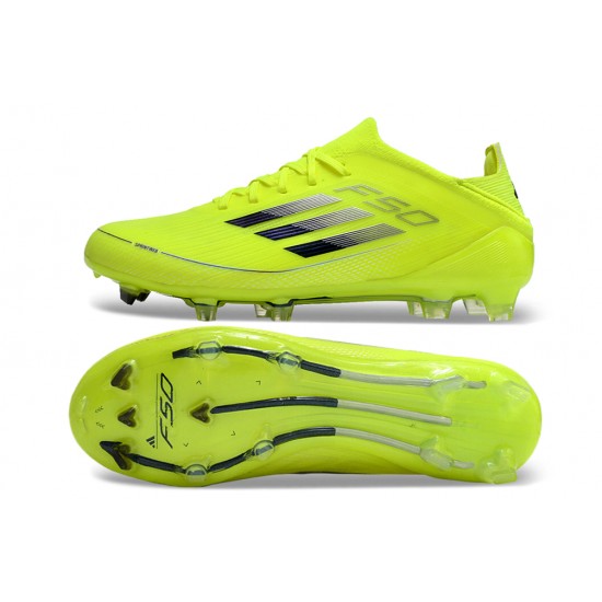 Adidas F50 FG Football Boots Yellow Black For Men/Women